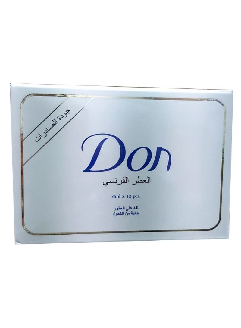 مكة دون رول أون برفيوم عطر فرنسي 6 مل × 12حبه - Image 3