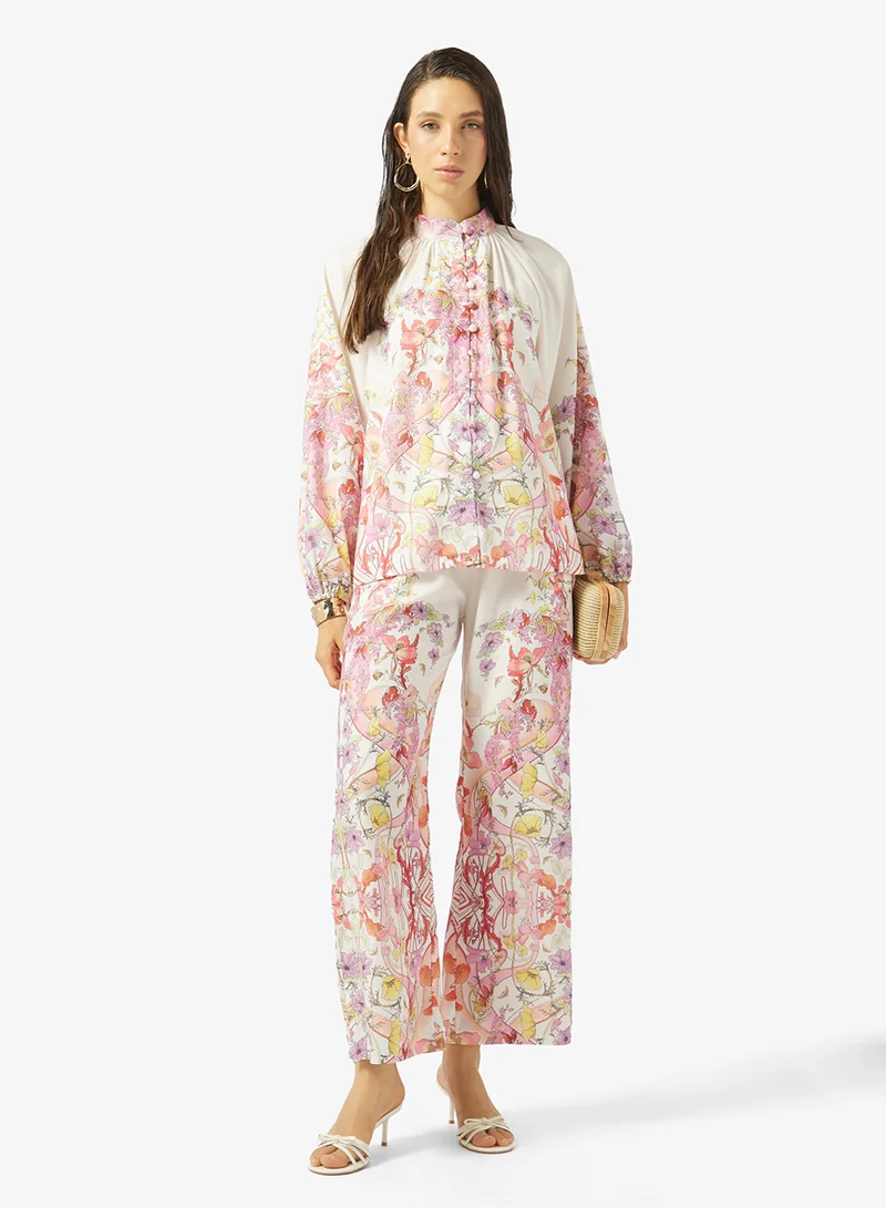 Soleira Printed Shirt & Pant Set