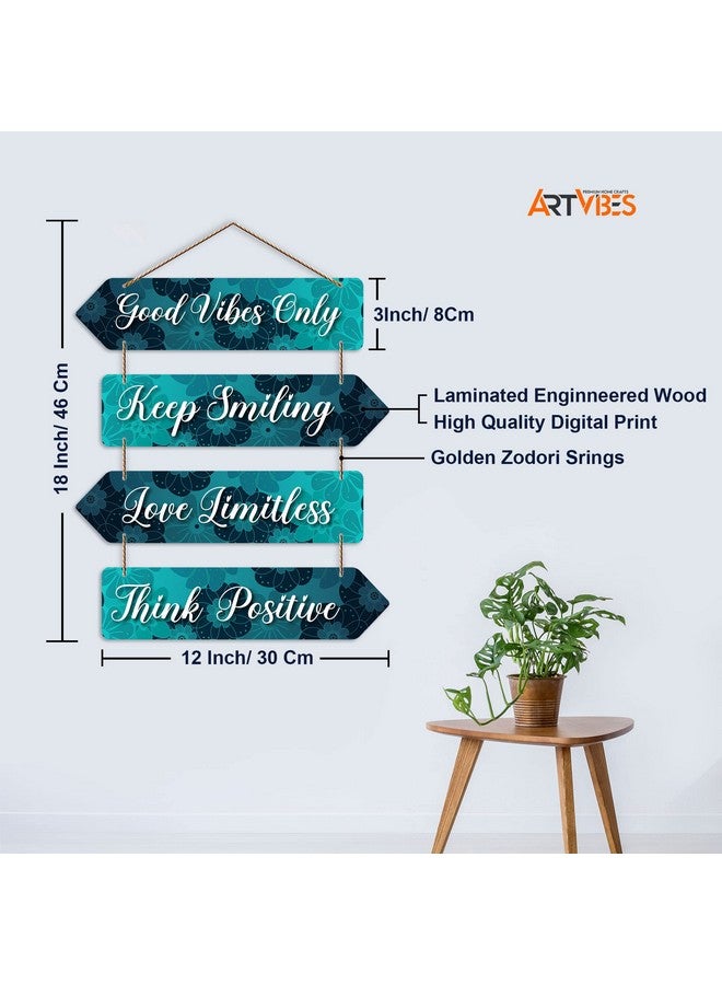 آرتفيب تعليقة حائط عليها اقتباسات تحفيزية من Artvibes للديكور المنزلي | المكتب | الهدايا | غرفة النوم | عناصر ديكور الحائط لغرفة المعيشة | تعليق على الباب | ديكور حائط من مادة MDF | فن حائط خشبي حديث (WH_4406N) - Image 5