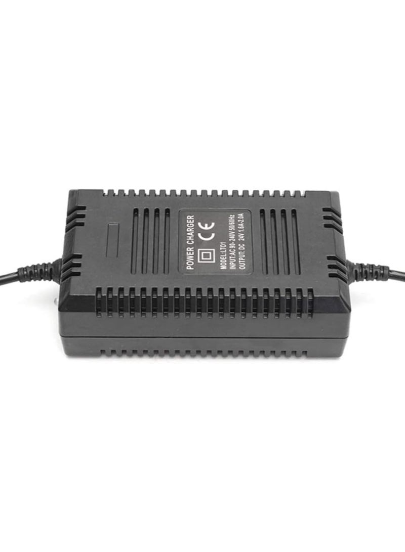 TIGER New 24V 2A Power Charger for Electric Scooter || Universal Power Supply Adapter with Three Port Inline Female Connector – Fast Charging Replacement Charger for E-Scooters, Hoverboards, Mobility Scooters & More – Compact & Safe Design  - Image 3