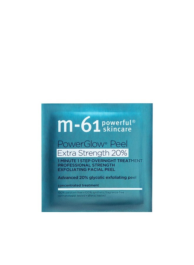 M-61 PowerGlow® Peel Extra Strength 20% - 8 Treatments - 1 minute, 1 step advanced 20% glycolic overnight exfoliating glow peel - Image 3