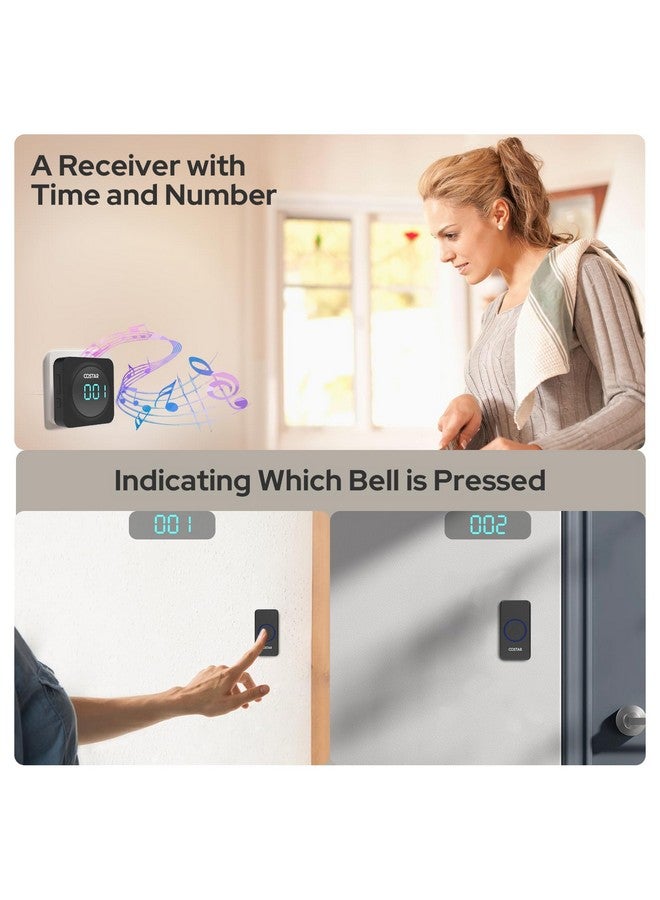 Costar Costar Door Bell Calling Bell Wireless with 24-Hour Time