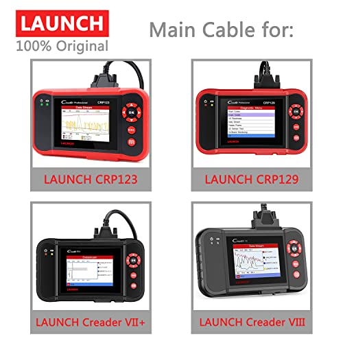 Launch كابل رئيسي أصلي 100% من LAUNCH لـ LAUNCH CRP123، CRP129، Creader VII+، Creader VIII كابل استبدال OBD2 - Image 2