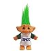 Yintlilocn Vintage Troll Dolls Retro Troll Doll Chromatic Adorable for Collections School Project Arts and Crafts Party Favors 75 TallInclude The Length of Hair Green - Image 2