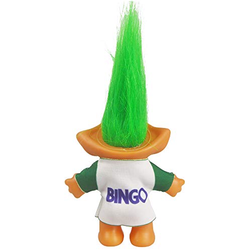 Yintlilocn Vintage Troll Dolls Retro Troll Doll Chromatic Adorable for Collections School Project Arts and Crafts Party Favors 75 TallInclude The Length of Hair Green - Image 5