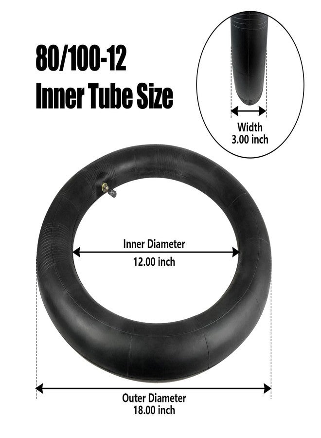 WNOOENG 2.75/3.00-12 (80/100-12) Dirt Bike Inner Tubes Replacement for 110cc 125cc Honda XR50 XR70 CRF110 KLX110 Suzuki DRZ110 PW80 TTR90 SSR Apollo RFZ TaoTao Off Road Pit Dirt Bike Parts (1 PCS) - Image 4