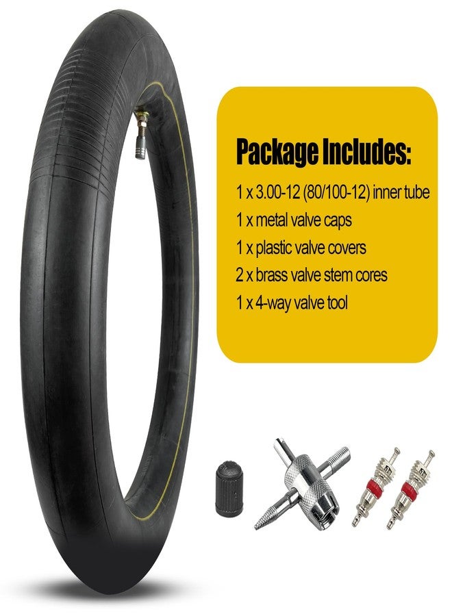 WNOOENG 2.75/3.00-12 (80/100-12) Dirt Bike Inner Tubes Replacement for 110cc 125cc Honda XR50 XR70 CRF110 KLX110 Suzuki DRZ110 PW80 TTR90 SSR Apollo RFZ TaoTao Off Road Pit Dirt Bike Parts (1 PCS) - Image 5
