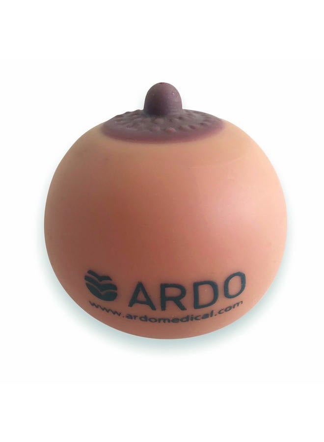 Ardo Demo Breast Model – Silicone Breastfeeding Model Educational Tool for Lactation Professionals – Artificial Female Breast Model Teaching Aid for Doctors, Nurses, Medical Students (Dark) - Image 1