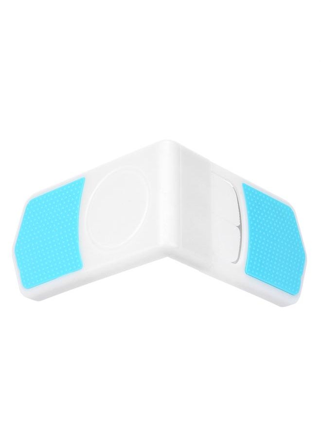 Thoraya 6Pcs Baby Plastic Adhesive Safety Lock Cabinet Box Cupboard Drawer Door Angle Shaped Locks  - Image 4