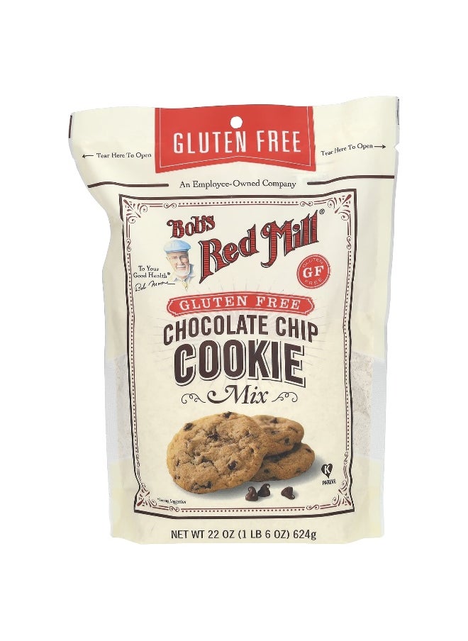 Bobs red mill Bob's Red Mill, Chocolate Chip Cookie Mix, Gluten Free , 22 oz (624 g)  - Image 1