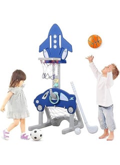 DURKU Toddler Basketball Hoop and Sports Activity Center - 5-in-1 Indoor\/Outdoor Fun!  - Image 1