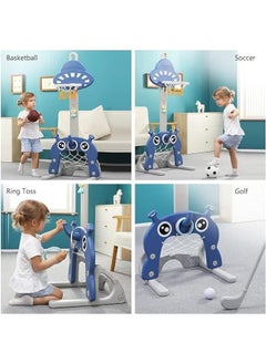 DURKU Toddler Basketball Hoop and Sports Activity Center - 5-in-1 Indoor\/Outdoor Fun!  - Image 2