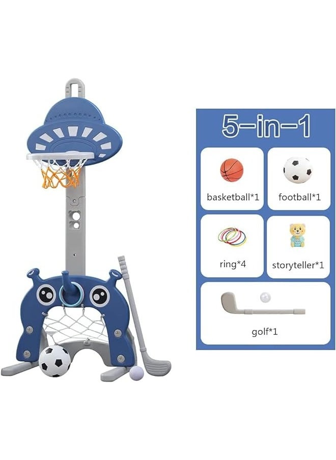 DURKU Toddler Basketball Hoop and Sports Activity Center - 5-in-1 Indoor\/Outdoor Fun!  - Image 3