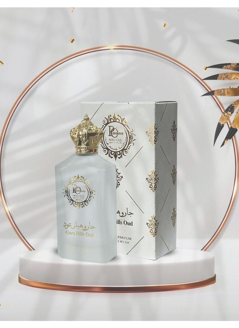 PARO OUD - GARO HILLS I PARO OUD I MADE IN UAE I Winter Perfume I Autumn/Winter Collection I Seasonal Perfume I Wedding Perfume I All-day Wear I Long-lasting I Fresh I Oriental I Eau de Parfum I Unisex Perfume I INSPIRED BY Rose of no man's land BYREDO I - Image 1
