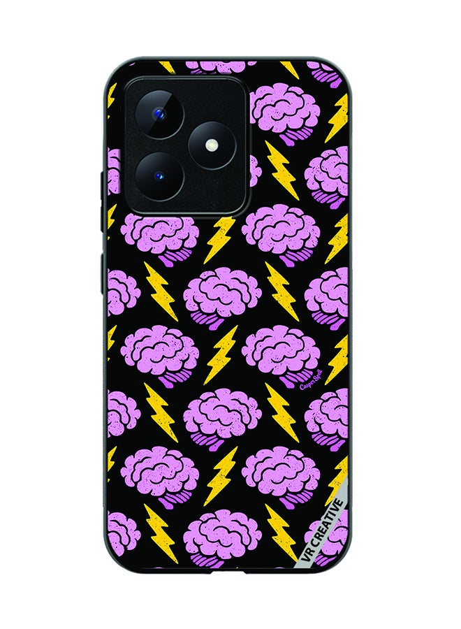 VR CREATIVE Protective Case Cover For Realme C53 Thunder Design Multicolour - Image 1