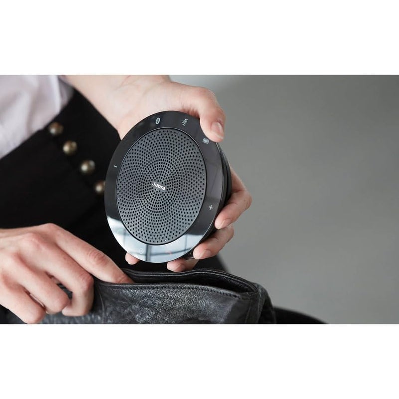 Jabra سماعة جابرا سبيك 510 UC اللاسلكية بلوتوث – جودة صوت ممتازة، سماعة مؤتمرات محمولة لعقد الاجتماعات في أي مكان - معتمدة لزوم وجوجل ميت - Image 2