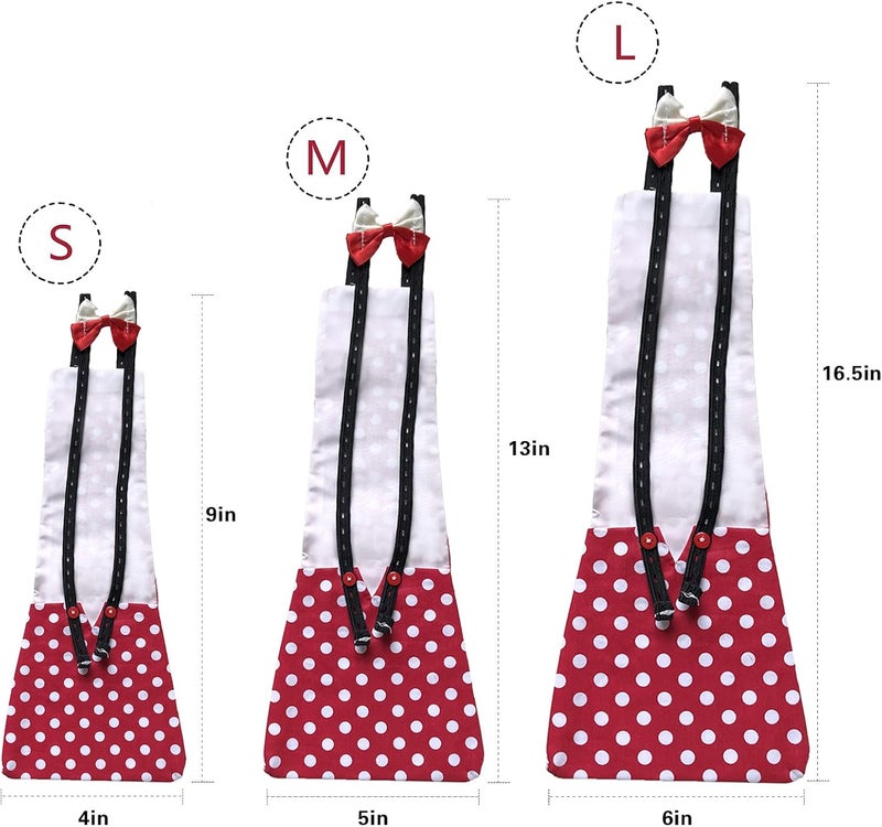 Winmany Chicken Duck Goose Diaper Washable Pet Bow Tie Diapers for Hens Roosters Poultry 1 Pack (S, Red) - Image 2