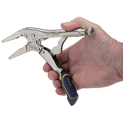 IRWIN VISE-GRIP Locking Pliers, Fast Release, Long Nose with Wire Cutter, 9-Inch (IRHT82582) - Image 5
