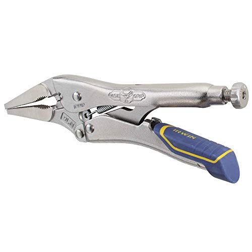 IRWIN VISE-GRIP Locking Pliers, Fast Release, Long Nose with Wire Cutter, 9-Inch (IRHT82582) - Image 1