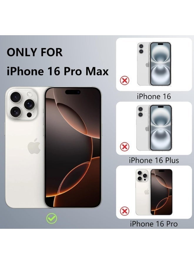 LR Nexus IPhone16 Pro Max frosted black transparent magnetic mobile phone case | Give a mobile phone film. - Image 2