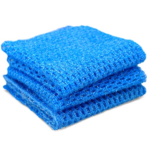 The Crown Choice Non Scratch Dish Scrubbers for Cleaning Dishes (3PK) - Reusable Kitchen Sponge - Replace Dish Sponges for Washing Dishes - Best Household Scrubbing Pad & Alternative Dishwashing Scrub Pads Supplies - Image 1