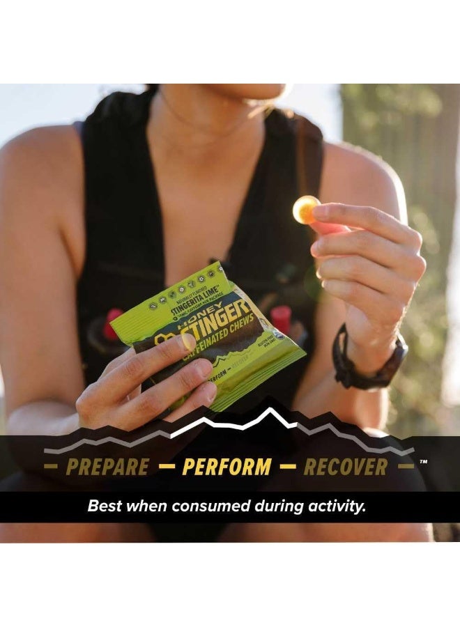 Honey Stinger Stingerita Lime Caffeinated Energy Chew | Gluten Free | With Caffeine | For Exercise, Running and Performance | Sports Nutrition for Home & Gym, Pre and Mid Workout | 12 Pack, 23.2 Ounce - Image 5