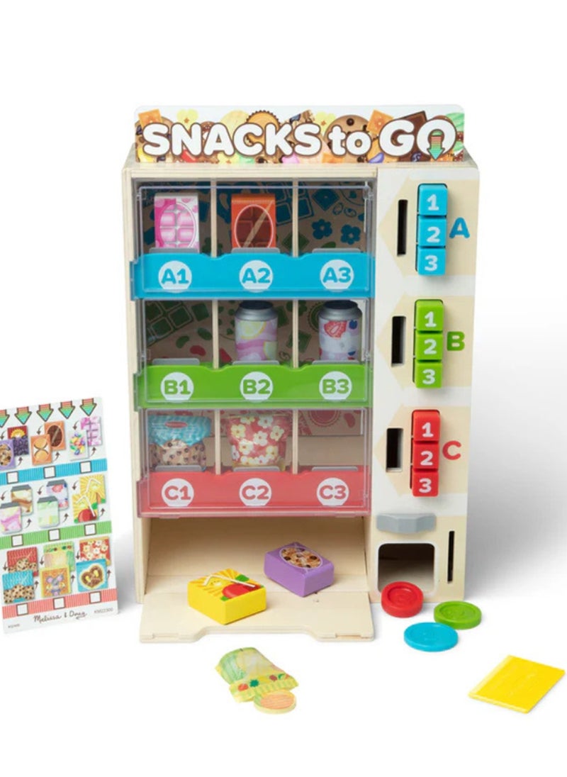Melissa & Doug Sort, Stock, Select Wooden Vending Machine Play Set