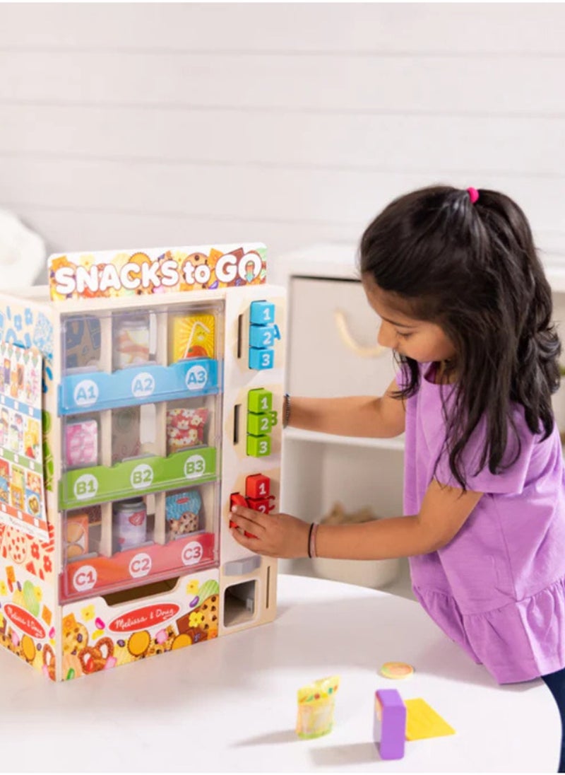 Melissa & Doug Sort, Stock, Select Wooden Vending Machine Play Set
