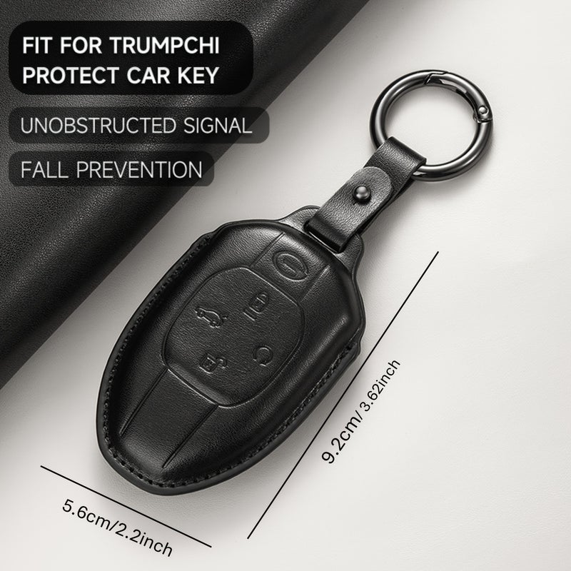 غلاف ذكي لجهاز التحكم عن بعد للسيارة بأربعة أزرار، مناسب لسيارات Gac Trumpchi 2021 Empow J11 GS4 GS8، سلسلة مفاتيح - Image 5