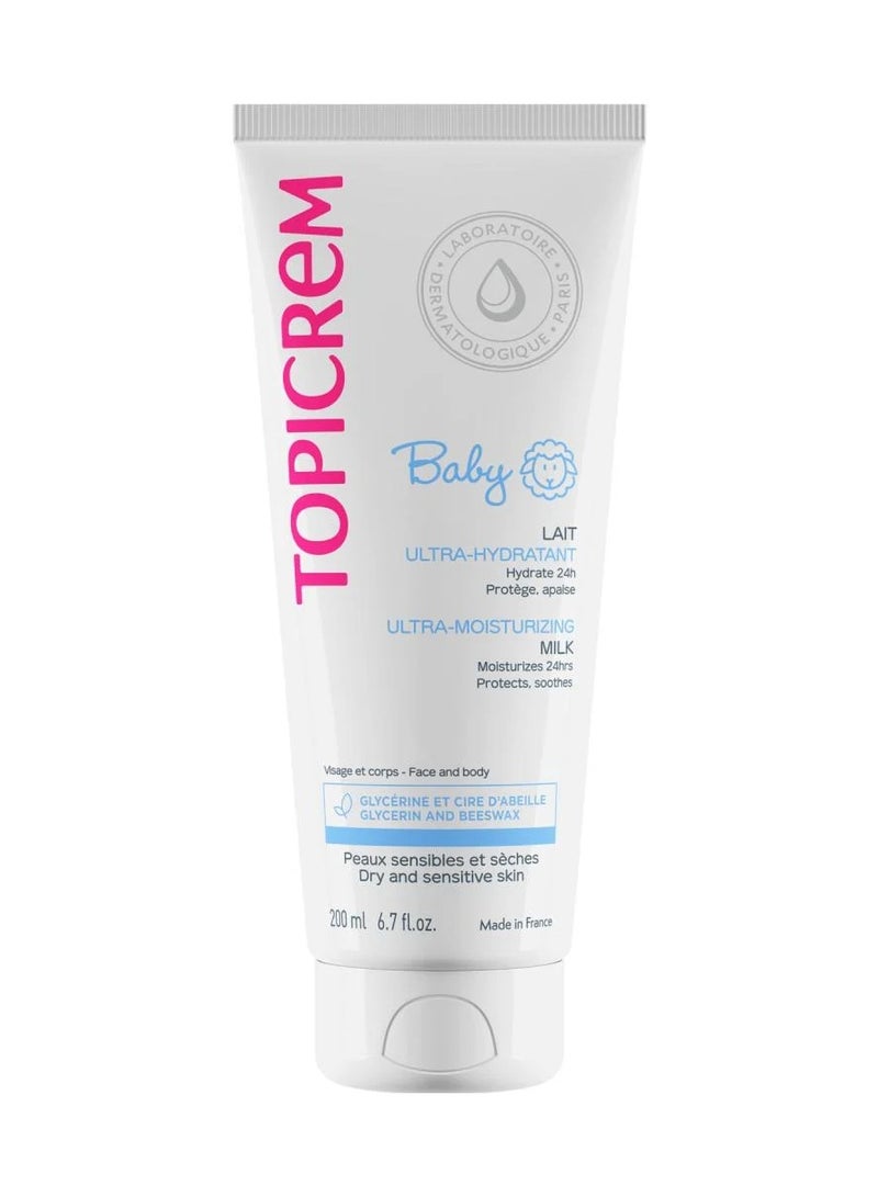 توبي كريم حليب توبيكريم ألترا بيبي المرطب 200 مل