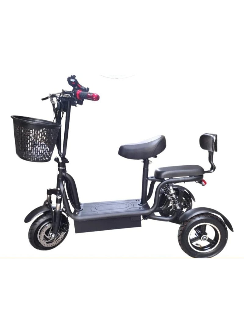 Abu Basla three-wheel scooter