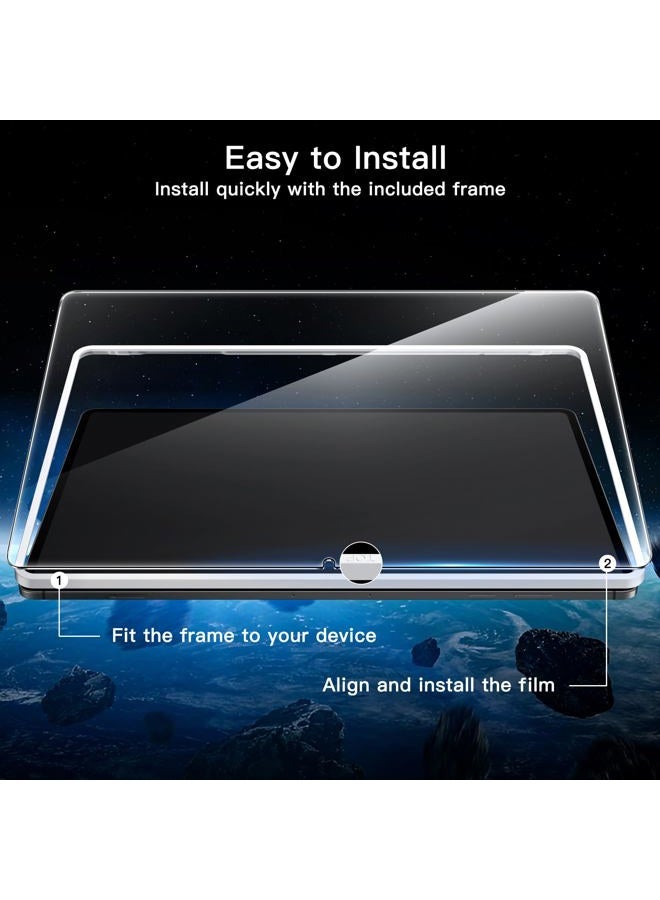 Jetech Screen Protector for Samsung Galaxy Tab S11 Ultra, with Easy Installation Frame, Tempered Glass Film, HD Clear, 14.6-Inch Display, 2-Pack - Image 3