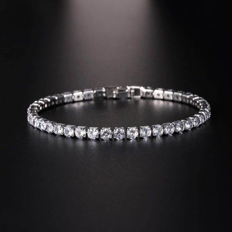 جود تول أساور GoodTool العصرية، أساور تنس، خلخال سلسلة قابل للتعديل مرصع بالزركونيا، مجوهرات عصرية منزلقة قابلة للتعديل - Image 5