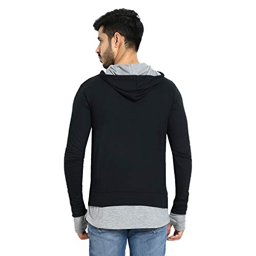 Black Collection Men's Slim Fit T-Shirt (BCN002_Black_M_Black_Medium) - Image 2