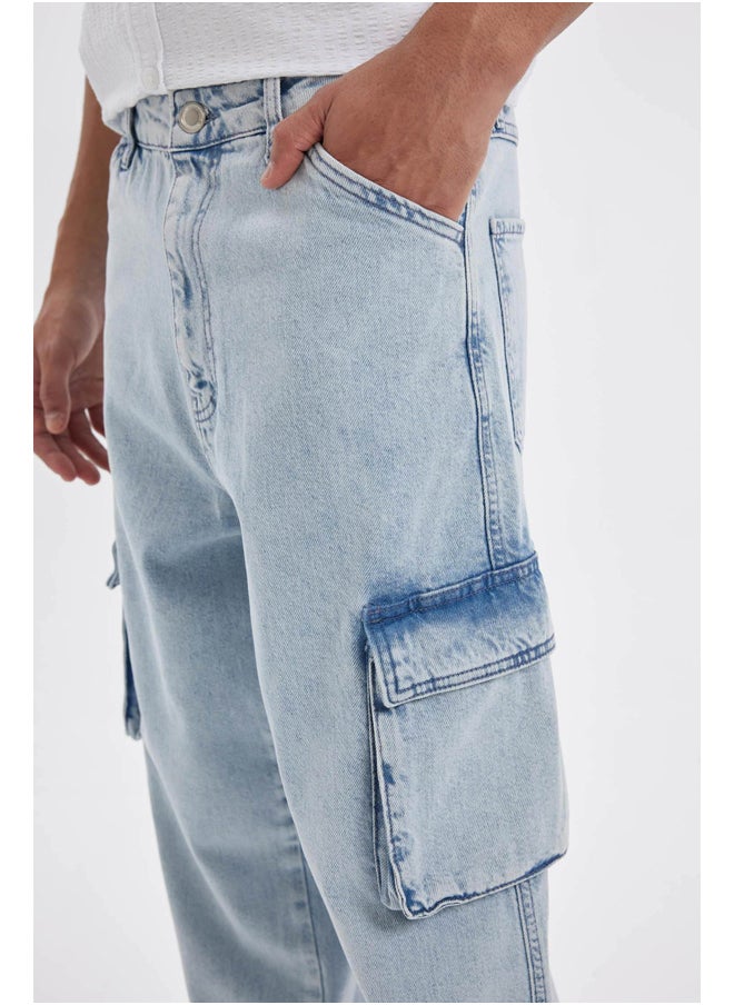 DeFacto Man Baggy Denim Trousers  - Image 3