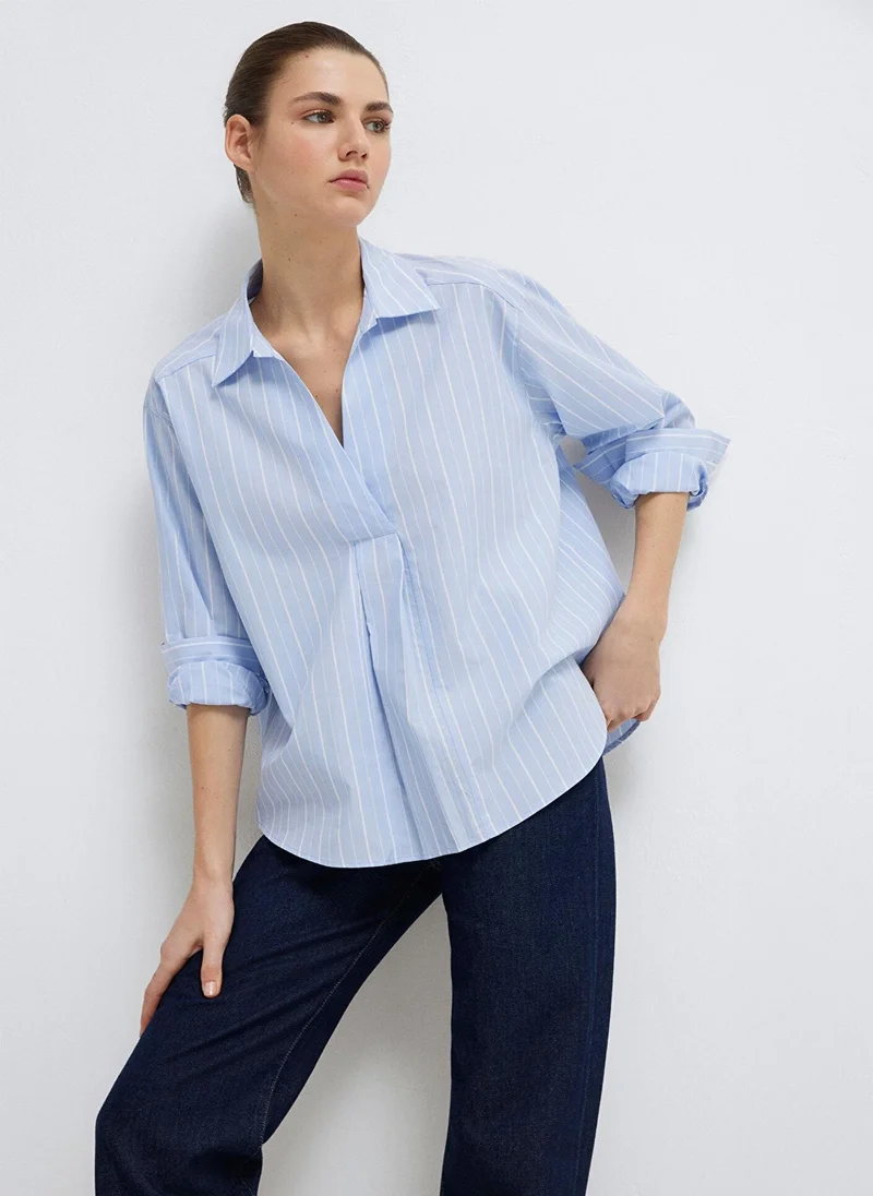 مافي Striped Blouse