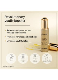 AHAVA AHAVA Crystal Osmoter X6 Serum - Revolutionary Youth Booster & Intense Wrinkle Reduction, Enhances Youthful Glow & Firming, Enriched with Exclusive Blend of Dead Sea Osmoter & Jojoba Oil, 1 Fl.Oz  - Image 4