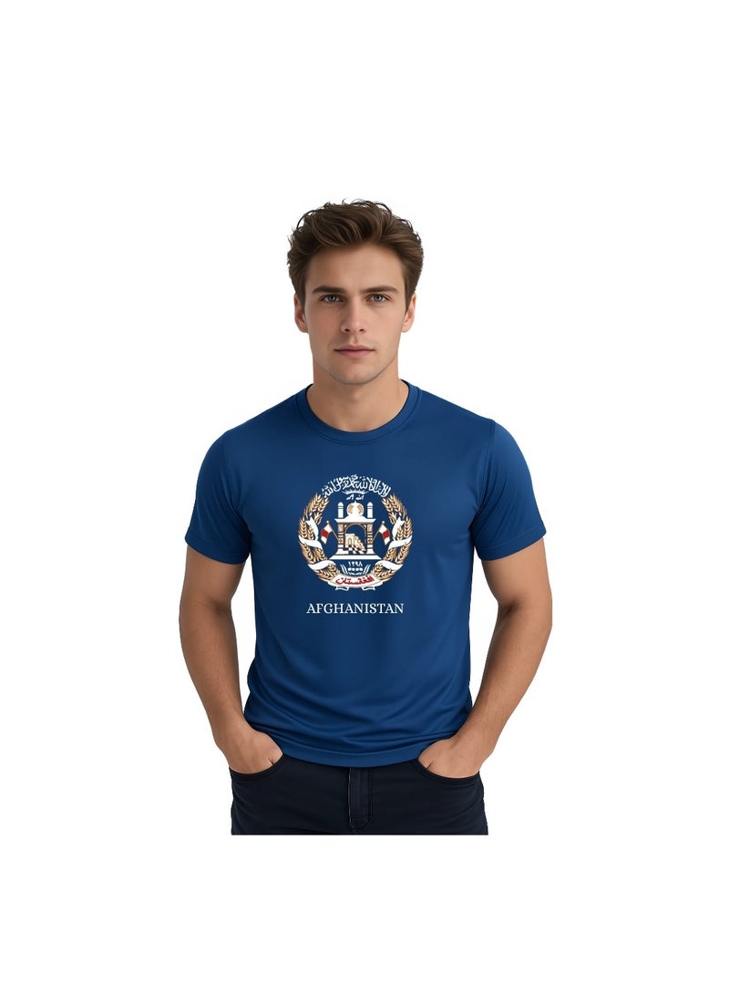PRINTSHOP4ME Afghanistan Cricket Dry Fit T-Shirt For Men | Lightweight Half Sleeve Round Neck Jersey | Ideal For Sports,Training & Casual Wear - Image 1