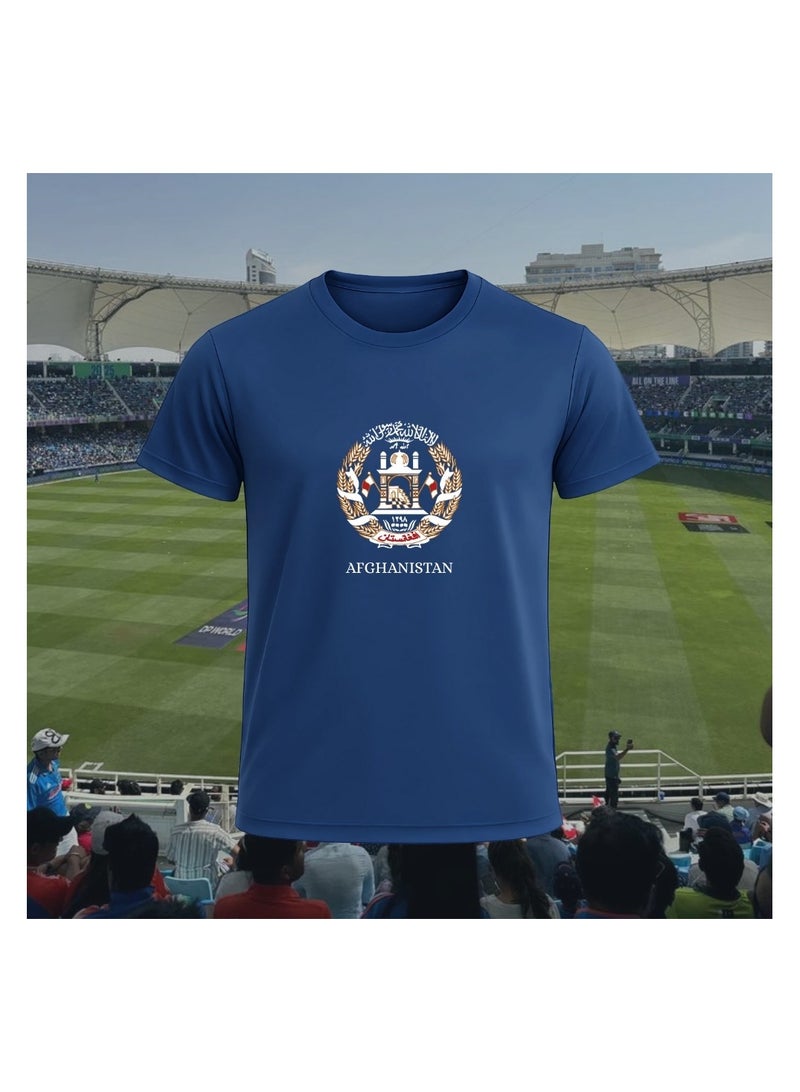 PRINTSHOP4ME Afghanistan Cricket Dry Fit T-Shirt For Men | Lightweight Half Sleeve Round Neck Jersey | Ideal For Sports,Training & Casual Wear - Image 2