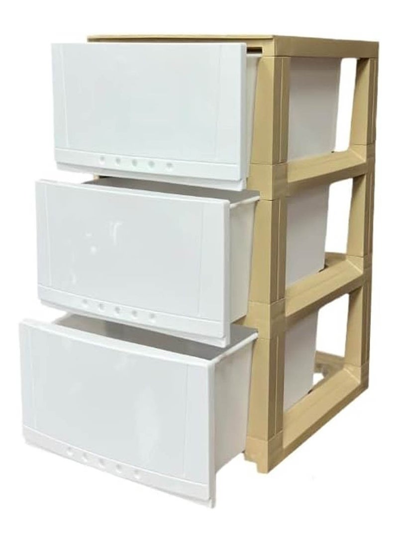 co arma Chest of 3 Drawers Multicolour 42×34×63 cm - Image 2