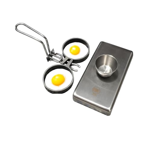 Rattleware Stainless Steel Egg Rings - Commercial-Grade, Even Cooking, Heat-Resistant Handle, Ideal for Frying Eggs - Durable & Trusted by Professional Chefs Worldwide (2 Ring Set) - Image 5