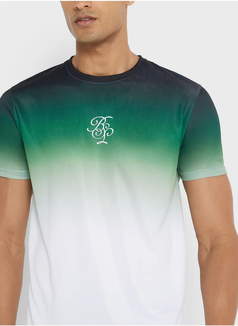BRAVE SOUL Short Sleeve T-Shirt w/ Center Print