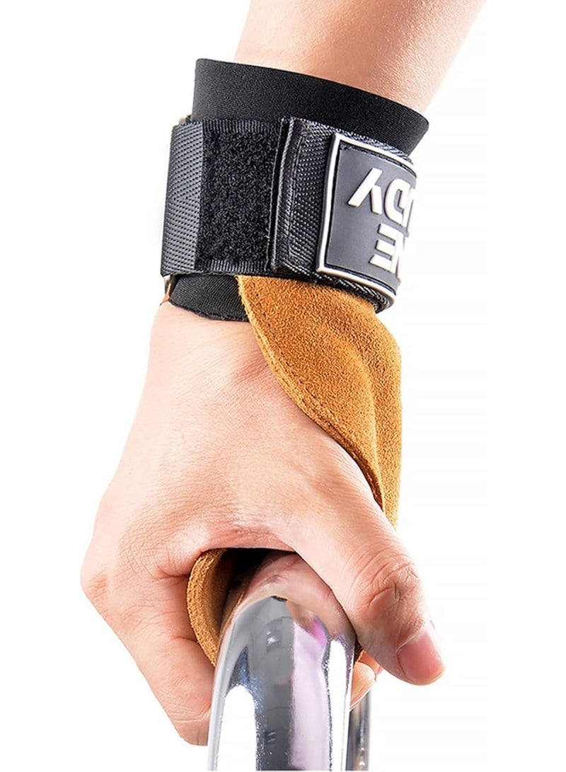 Generic Weight Lifting Grips with Wrist Straps - Non-Slip Straps for Weightlifting and Pulling, Padded Gloves for Women and Men (Multicolor)  - Image 3