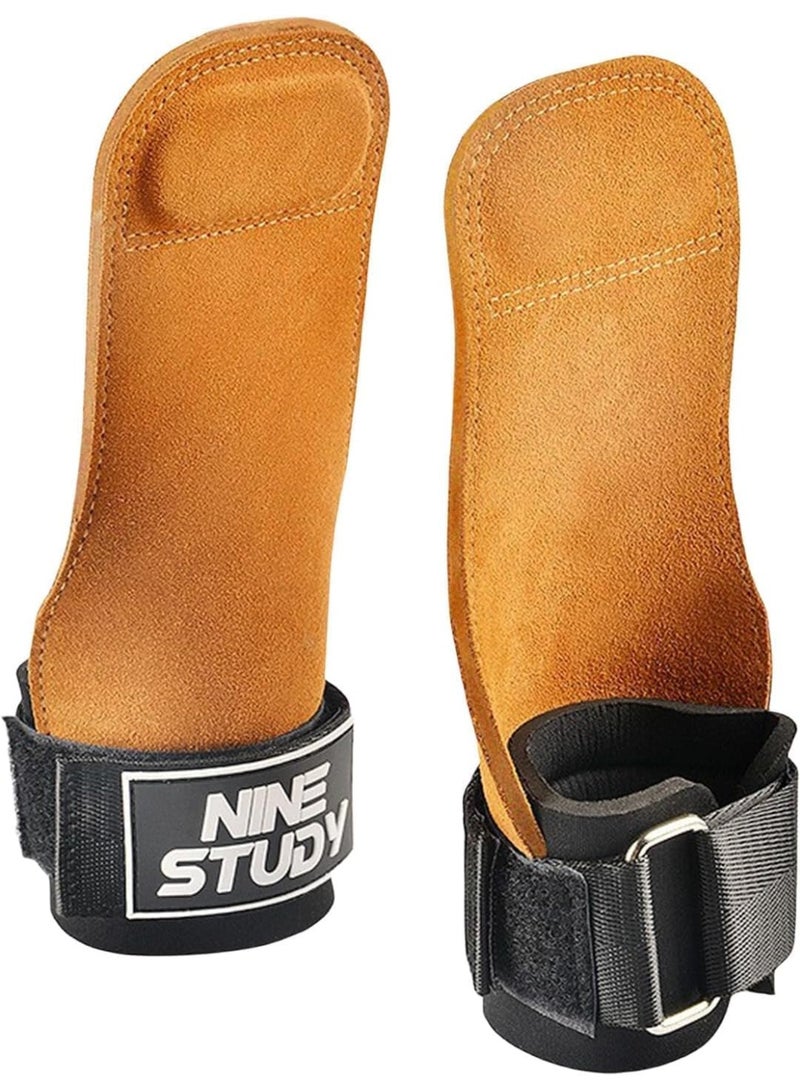 Generic Weight Lifting Grips with Wrist Straps - Non-Slip Straps for Weightlifting and Pulling, Padded Gloves for Women and Men (Multicolor)  - Image 4