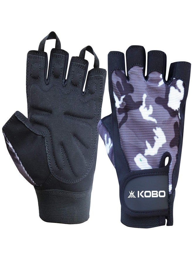 Kobo WTG-42-SMALL Weight Lifting Gym Gloves Camouflage Hand Protector for Fitness Trainingsmall (Multi Colour) - Image 1