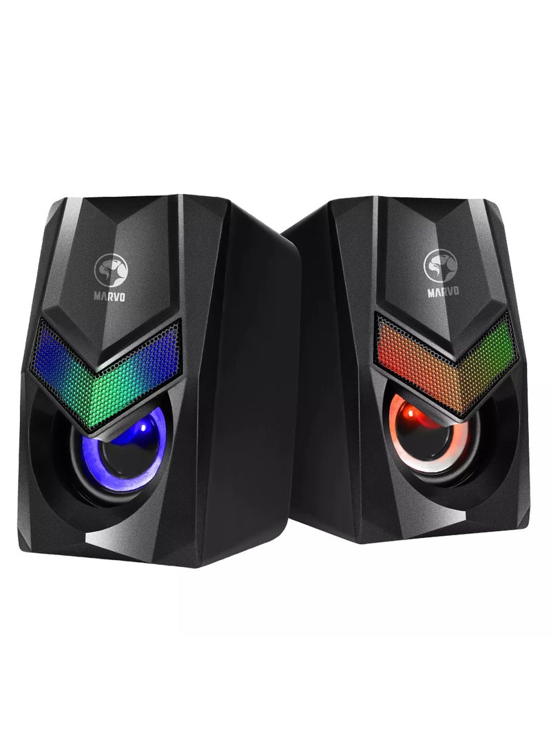 Marvo - CM-390 PRO 6-in-1 STARTER KIT ( Keyboard, Mouse, Headset, Mouse Pad & Speakers) - Image 1