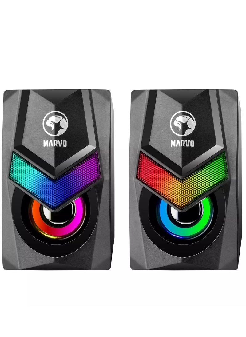 Marvo - CM-390 PRO 6-in-1 STARTER KIT ( Keyboard, Mouse, Headset, Mouse Pad & Speakers) - Image 1