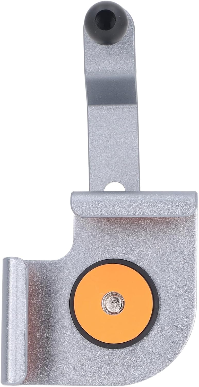 ANGGREK Car Cell Phone Holder, Car Phone Mount Secure Fit Aluminum Alloy for 5-17mm Thick Screen for Y - Image 1