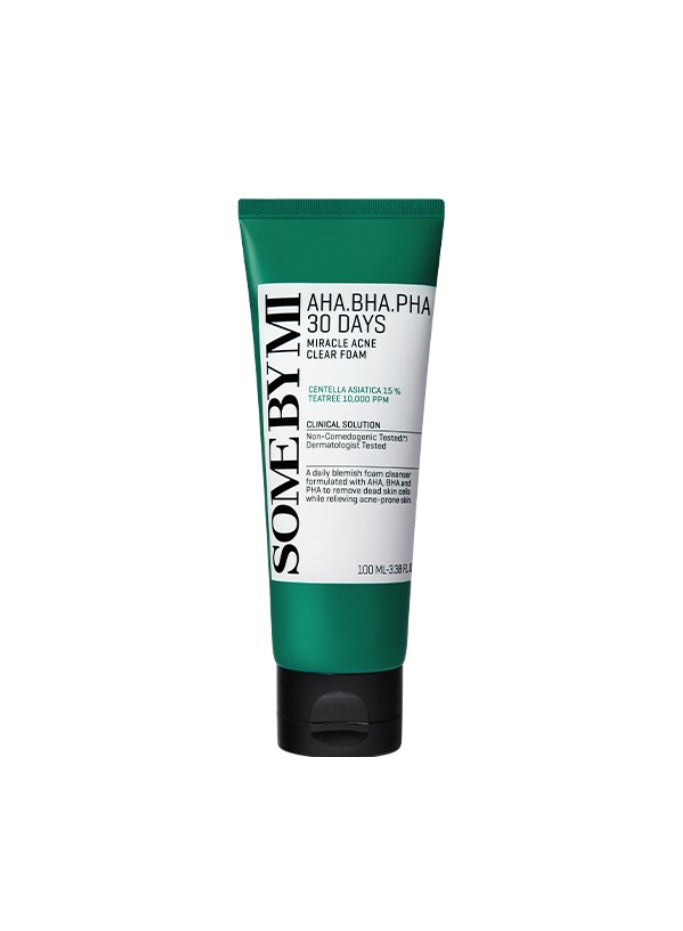 Generic Some By Mi AHA BHA PHA 30 Days Miracle Acne Clear Foam 100ml