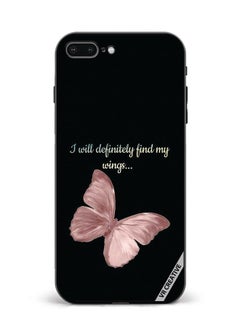 VR CREATIVE Protective Case Cover For Apple iPhone 7 Plus/8 Plus I Will Definitely Find My Wings Design Multicolour  - Image 1